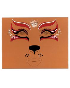 Fox Costume Makeup, Fox Makeup Halloween, Fox Face Paint, Fox Halloween Costume, Fox Decal, Halloween Makeup Kits, Cunning Fox, Dog Makeup, Fox Halloween