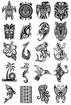 Looking for a temporary tattoo that will make your party outfit complete? Check out our selection of temporary tattoos that are sure to make a statement! 20 Tattoo, Tree Sleeve Tattoo, Tato Maori, Bird Tattoo Meaning, Tier Tattoo, Maori Tattoos, Polynesian Tattoos, Polynesian Tattoo Designs, Marquesan Tattoos