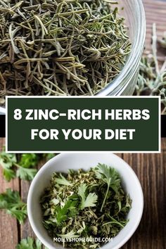 Herbs For Iron Deficiency, Foods With Zinc, Zinc Sources, Foods High In Zinc, Zinc Foods, Learning Herbs, Zinc Rich Foods, Zinc Deficiency, Types Of Herbs