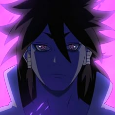 𝘐𝘯𝘥𝘳𝘢 Ō𝘵𝘴𝘶𝘵𝘴𝘶𝘬𝘪 @𝘐𝘵𝘢𝘤𝘩𝘪_𝘮𝘪𝘯𝘰𝘷𝘪𝘰 Anime Character, Naruto, Purple, On Instagram, Blue, Black