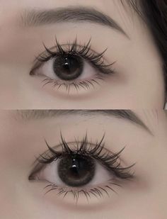 Manhua Lashes, Anime Lashes, Manga Lashes, Lash Extensions Makeup, Chinese Makeup, Perfect Eyelashes, Doll Eye Makeup, Pretty Lashes, Ethereal Makeup