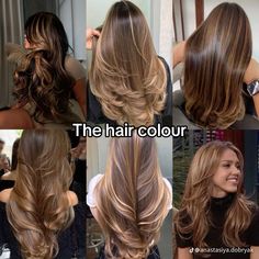 How To Do Low Lights In Hair At Home, Hair Colors For Brown Eyes, Brown Sugar Hair, Rambut Brunette, Brown Hair Looks, Brown Hair Inspo, Hair Inspiration Long, Hair Color Streaks, Brunette Hair With Highlights