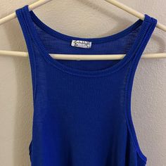 Questions? Leave A Comment Below! Blue Seamless Racerback Tank Top, Free People Intimates, Women's Intimates, Free People, Color Blue, Tank Top, Tank Tops, Customer Support, Fast Delivery