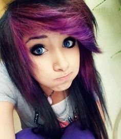 This I how I want my hair :p Emo Eye Makeup, Emo Mode, Girl Eye Makeup, Eye Makeup Styles