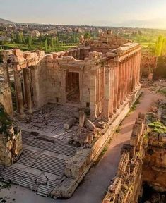 an aerial view of the ancient city of ephes