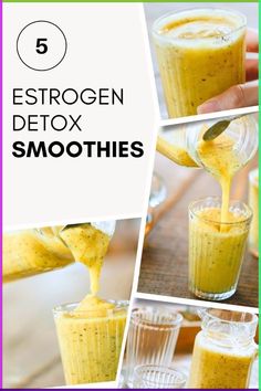 Five estrogen detox smoothie recipes to lower estr