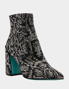 KRIS SNAKE Sassy Dress, Blue By Betsey Johnson, Bridal Wedding Shoes, Betsey Johnson Shoes, Shoes Boots Ankle, Stylish Boots, Block Heel Boots, Trending Sneakers, Active Wear Outfits