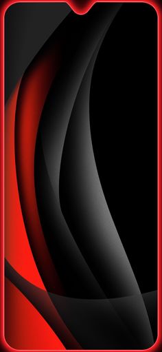 an abstract red and black background with curves in the center, on a dark background