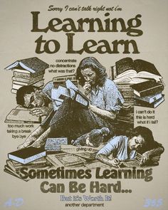 an old poster advertising something to learn