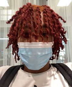 Burgundy Locs Men, Dread Color Ideas Locs For Men, Pfp Dreads, Dread Colors, Dread Ideas, Cornrow Styles For Men, Dyed Dreads, Loc Colors, Dyed Locs