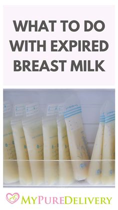 what to do with expired breast milk