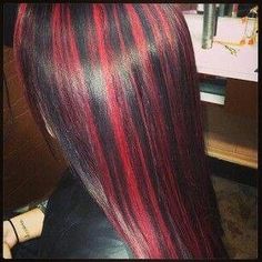 Hair Stripes, Hair Color Streaks, Hair Streaks, Dyed Hair Inspiration