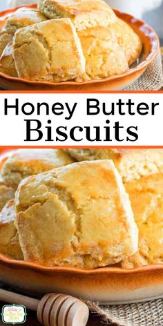 Honey Butter Biscuits Uses For Ciabatta Bread, Honey Butter Biscuits Recipe, Honey Biscuit Recipe, Baking Easter, Butter Biscuits Recipe, Honey Butter Biscuits, Thanksgiving Bread, Breakfast Scones, Recipes Brunch