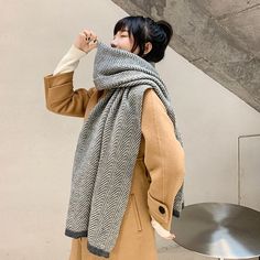 Luxury Brand Women Scarf  Winter Cashmere Ladies Scarf Solid Color Female Shawl High Quality Pashmina Long Scarves daiiibabyyy Ladies Scarf, Woman Personality, Women Scarf, Women Cargos, Long Shirt Dress, Fall Skirts, Cargo Pants Women, Womens Dress Pants, Party Dress Long