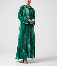 Featuring an Ocean Blue One Piece Kaftan with handcrafted as and wherever is required of zardosi, cutdana, resham, sequins,dabka embroidery, floral butti & scallop motif embellishment & gota work.  For collection visit --  https://www.indberry.com This product will be shipped to you after 1-2 weeks from the date of order placed. All custom made orders are not returnable. Pls contact for Size chart and for other more colors Request You :To provide contact details for courier services. {VARIATION MAY COME ,IF ANY LACES OR GOTTA PATI or TUSSELS IS USED } NOTE:  1) Visual Samples on website may differ slightly from actual product due to light & effects during photography (Length & Breadth have 1 n 1.5 inches +/-). 2) Before placing order ,pls confirm product n color availability and  For Whole Dabka Embroidery, Gota Work, Blue One Piece, Embroidery Floral, Ocean Blue, Light Effect, Blue Ocean, Color Patterns, Custom Made