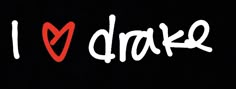 the word i love dare written in white and red on a black background with a heart