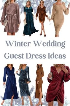 the winter wedding guest dress ideas