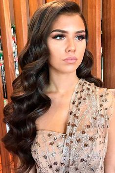 Wedding Hair Inspiration, Shag Haircut, Long Wavy Hair, Prom Hairstyles, Wedding Hairstyles For Long Hair, Mick Jagger, Formal Hairstyles, Winter Hairstyles, Wedding Hair And Makeup