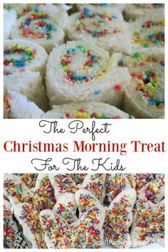 kids party favorite fairy bread recipe with sprinkles on top and in the middle