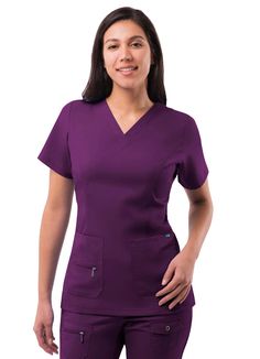 PRICES MAY VARY. PROFESSIONAL: Our PRO Collection Scrub Uniforms Are The Ideal Selection For Any Fashionable Nurse, Dental Assistant, Med & Nursing Students, Doctors, Hospital Workers And All Other Occupations In The Medical Field. With This Collection Experience A Elegant & Presentable Look While Being Comfortable & Equipped For Work! FIT & COMFORT: Offering A Tailored Fit With A Super Soft Stretch Performance Twill Fabric For Ease Of Movement. Experience Elegance And Comfortability With Our So Scrubs Uniform, Fashion Mask, Scrub Sets, Princess Seam, Scrub Tops, Basic Style, Scrubs, Nursing, Stretch Fabric