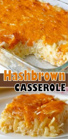 this casserole has been made with hashbrown and is ready to be eaten