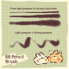 some type of brush that is used to draw animals