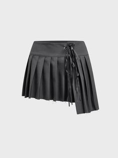 Come to Kollyy to buy Skirts at a discounted price, SPU: 48Q9SK6TAF90, Color: Deep Gray, Pattern:Plain, Dress length:Mini. Gothic Pleated Skort For Spring, Spring Gothic Pleated Skort, Spring Gothic Skort, Gothic Skort For Summer, Gothic Skort For Spring, Punk Style Pleated Summer Skirt, Punk Asymmetrical Mini Skirt For Spring, Buy Skirts, Plain Dress