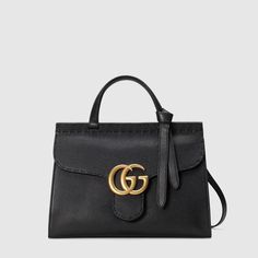 Gucci Top Handle Bag, Gg Marmont Bag, Hot Handbags, Gucci Purse, Gucci Marmont, Gucci Tote, Gucci Gg Marmont, Bag Collection