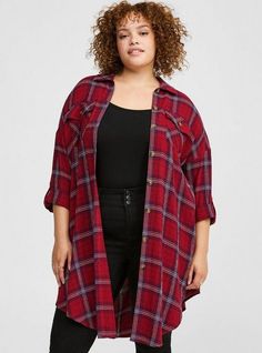 Flannel Gauze Oversized ShacketFlannel Gauze Oversized Shacket, NAMI PLAID RHUBARB Red Plaid Shirt Outfit, Black Flannel Outfit, Black Beachwear, Plaid Shirt Outfits, Oversized Shacket, Disney Leggings, Flannel Outfits, Red Plaid Shirt, Black Flannel