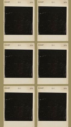 four black and white photos with numbers on them