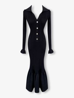 Introducing the milan maxi dress, cut from a blend of polyester and chiffon. This elegant black knitted dress features sparkling sequins and a slim fit, achieving an hourglass silhouette for women. Black Knitted Dress, Hourglass Silhouette, College Essentials, Black Knit Dress, Knitted Dress, Black Knit, Black Maxi Dress, Knit Dress, Milan