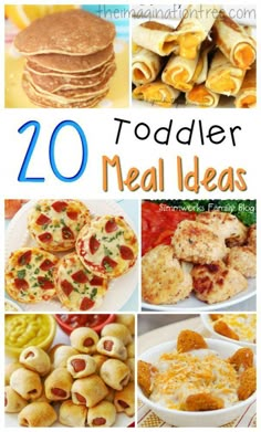 20 toddler meal ideas that are great for any child's dinner or party