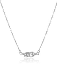 Love lasts forever, and now you can show your eternal devotion with a necklace that features a beautifully-designed infinity love knot! Each necklace is sturdy sterling silver plated in gold, silver, or rose gold, and the chain is adjustable to ensure a perfect fit. Materials: 14K gold vermeil, 14K rose gold vermeil, or sterling silver Features: Measures 16" with 2" extender, 12mm pendant, Lead & Nickel free, lobster clasp Love Lasts Forever, Birthstone Gems, Solid Gold Bracelet, Trending Bracelets, Infinity Love, Love Knot Necklace, Statement Drop Earrings, Onyx Bracelet, A Necklace