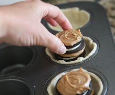 Mini Oreo & Peanut Butter Lattice Pies Peanut Butter Baby