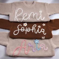 This sweater is comfortable, soft and makes a statement. Each sweater is carefully crafted by our experienced craftsmen using high-quality natural yarns to ensure your baby stays warm and comfortable during the colder seasons. There is an option to add your baby's name to the sweater to make it a unique keepsake. We use only the highest quality natural yarns to ensure the sweater is soft, durable and suitable for your baby's delicate skin. 100% handmade. Each sweater is knitted by hand, paying a Cute Soft Knit Acrylic Sweater, Cute Acrylic Soft Knit Sweater, Cute Acrylic Knitted Sweater, Cute Crochet Knit Sweater, Cute Handmade Knit Sweater, Cute Knitted Sweater, Baby Knit Sweater, Baby Name Sweater, Newborn Sweater