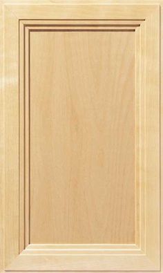 an unfinished cabinet door with woodgrain