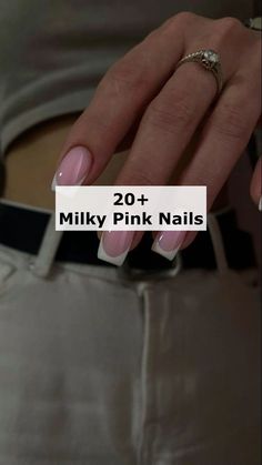 40+ Milky Pink Nails You Can't Get Around This Year brings together the best Nagel Inspo with trendy Nagellack shades. Perfect for summery nails and casual nails alike, these milky nails range from subtle, short cute classy nails to glitter pink designs. Featuring nail arts like Pink Nails OPI and subtle yet chic small classy nails, this collection has something for every style. Discover basic nails, Manikur Kuku, and even a touch of Kutek Disney charm for a playful, polished look this season.