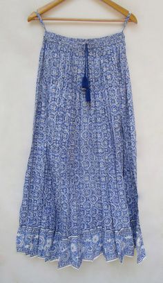 "ITEM DESCRIPTION ethnic vintage look bohemian summer maxi skirts - broomstick style long summer maxi skirts Material: 100% cotton cambric soft crinkled fabric Length: - 38 inch long Waist :-28.00 inch full (14 inch half) 28 inch relaxed can stretch up to 50 inch Size: free size (fit to all) PRODUCT NAME: - Long Women Maxi skirts Ladies Vintage Long skirts Company Return Policy: Please write for more information to my email directly CHOOSE \"ASK SELLER QUESTION \" payment policy:- we accepts pay Beach Skirts Long, Traditional Long Maxi Skirt For Beach, Flowy Cotton Ankle-length Maxi Skirt, Cotton Ankle-length Maxi Skirt For Summer, Traditional Tiered Maxi Skirt For The Beach, Traditional Flowy Maxi Skirt For Beach, Cotton Maxi Length Skirt For Festivals, Cotton Maxi Skirt For Festival, Bohemian Ankle-length Cotton Skirt