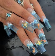 Mermaid Nails Long, Brown Nails Design, Nail Idea, Soft Nails