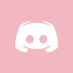 a pink background with a white face on it