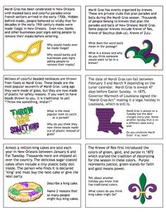 four different mardi gras activities for kids to do with the mardi gras