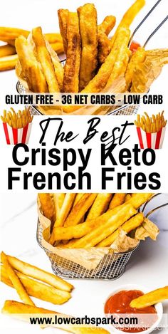 the best crispy keto french fries