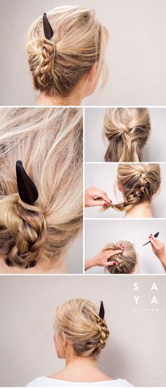 Medium Hair Tutorials, Afro Hair Girl, Box Braids Pictures, Hair Forks, Blonde Box Braids, Hair Slides, Try On Hairstyles, Hair Fork, Hair Tutorials For Medium Hair