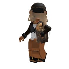 an animated image of a person with a dog in a bag on their back,