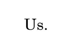 the word u s is written in black on a white background