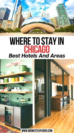 Where To Stay In Chicago: Best Hotels And Areas Places To Stay In Chicago, Chicago Where To Stay, Visiting Chicago Travel Tips, Best Hotels In Chicago, Chicago Hotels Downtown, Chicago With Teens, Chicago Trip Ideas, Chicago Illinois Downtown, Chicago Family Vacation