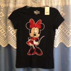 Brand New Minnie Mouse Shirt By Disney. Never Worn. Really Cute. Cute Long Sleeve Minnie Mouse T-shirt, Minnie Mouse Shirt, Cheap Playful Minnie Mouse T-shirt, Playful Cotton T-shirt With Minnie Mouse, Casual Minnie Mouse Cotton T-shirt, Minnie Mouse Shirts, Disney Minnie Mouse Short Sleeve T-shirt, Disney Shirts, Shirt Color