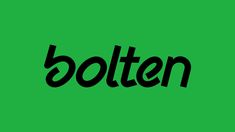 the word botten is written in black on a green background, with an image of a