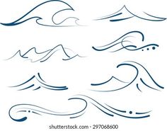 the waves are drawn in different ways