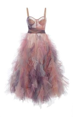 Marchesa Pastel Tulles Dress Lizzie Fortunato, Elsa Hosk, فستان سهرة, Dress Purple, Maxi Skirts, Mode Inspiration, Polyvore Outfits